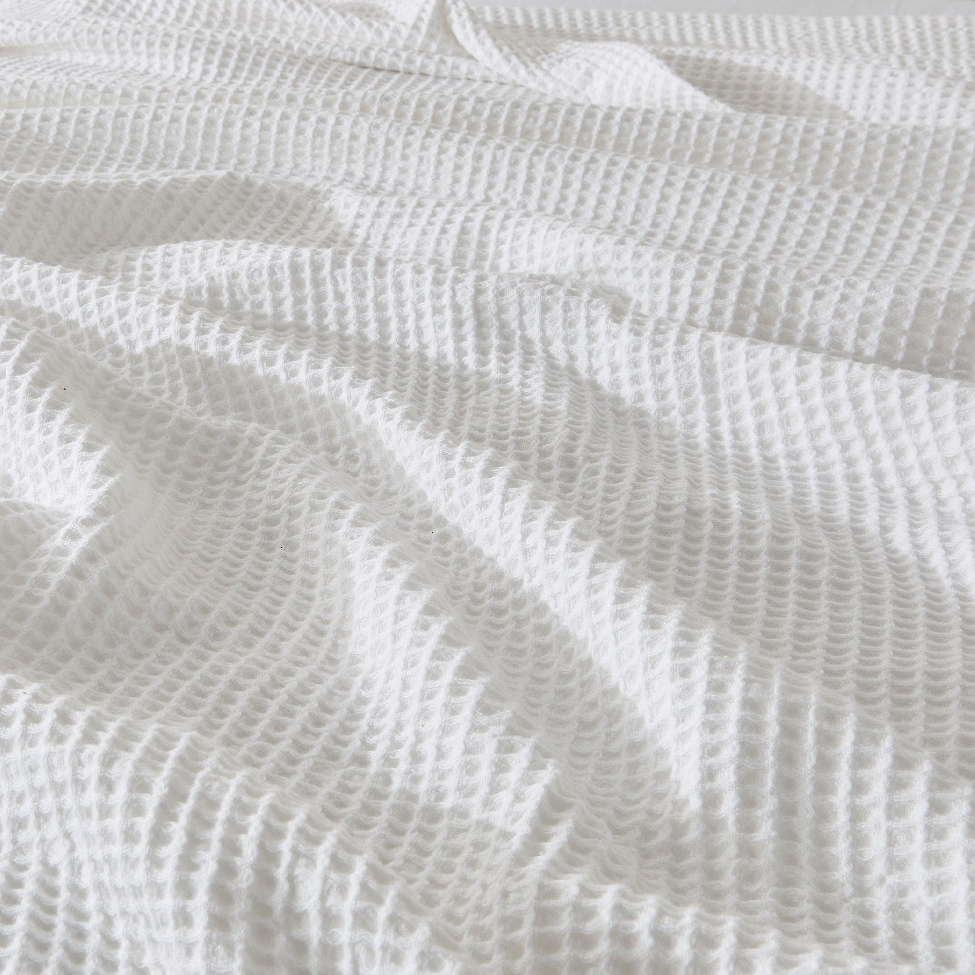 100% Cotton Waffle Weave Blanket - Mikala Collection
