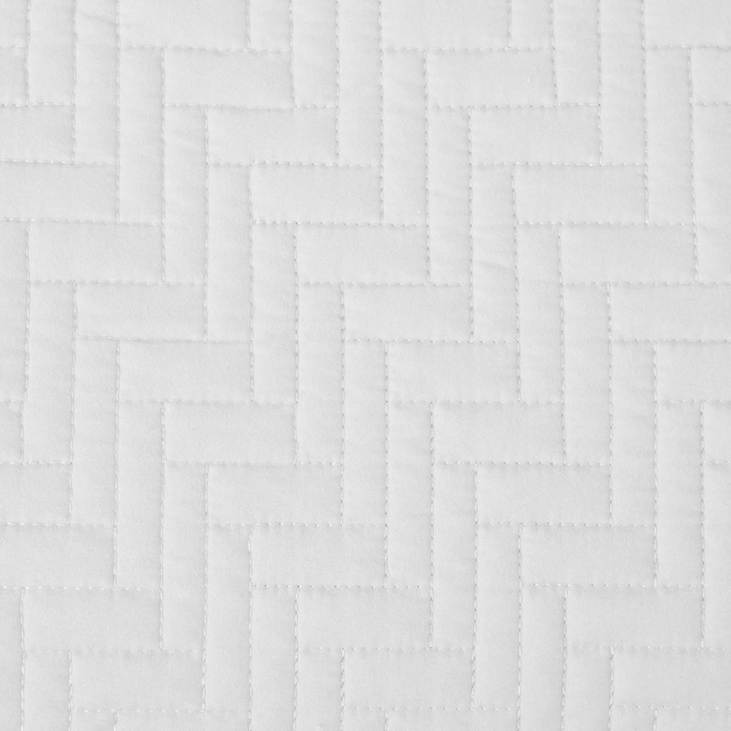 3-Piece Herringbone Stitched Quilt - Louise Collection