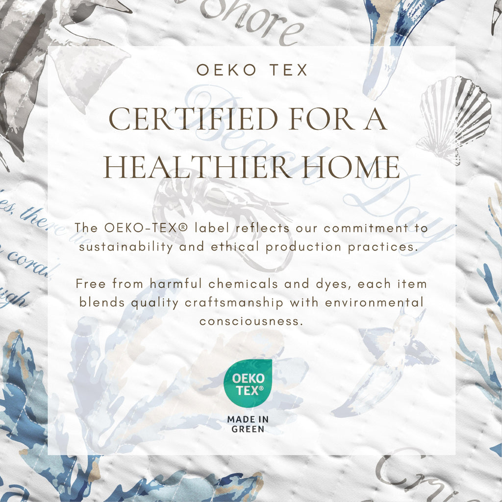 Stripe & Ocean Story Coastal Quilt Set - New Castle Collection