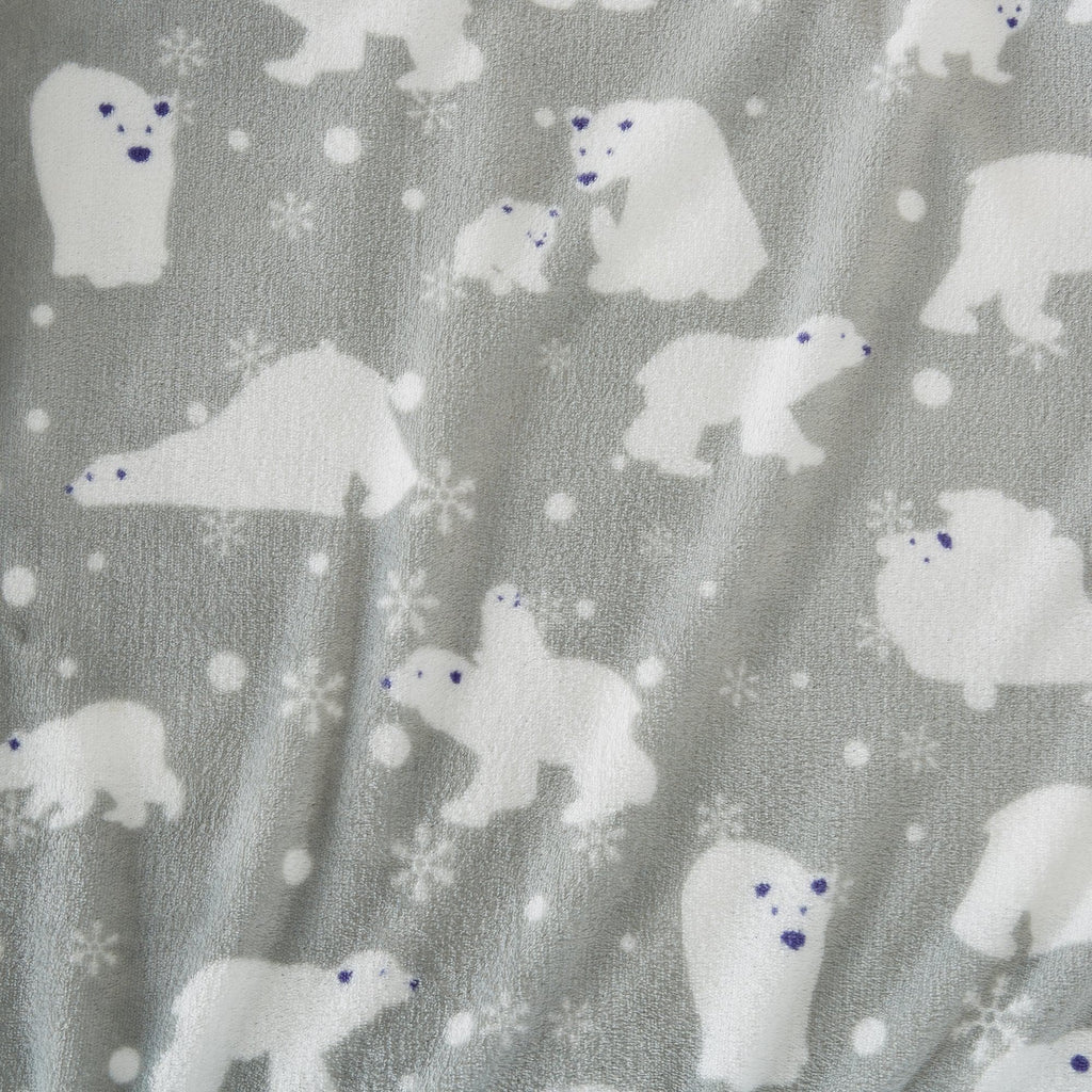 4-Piece Printed Plush Sheet - Velvet Luxe Collection