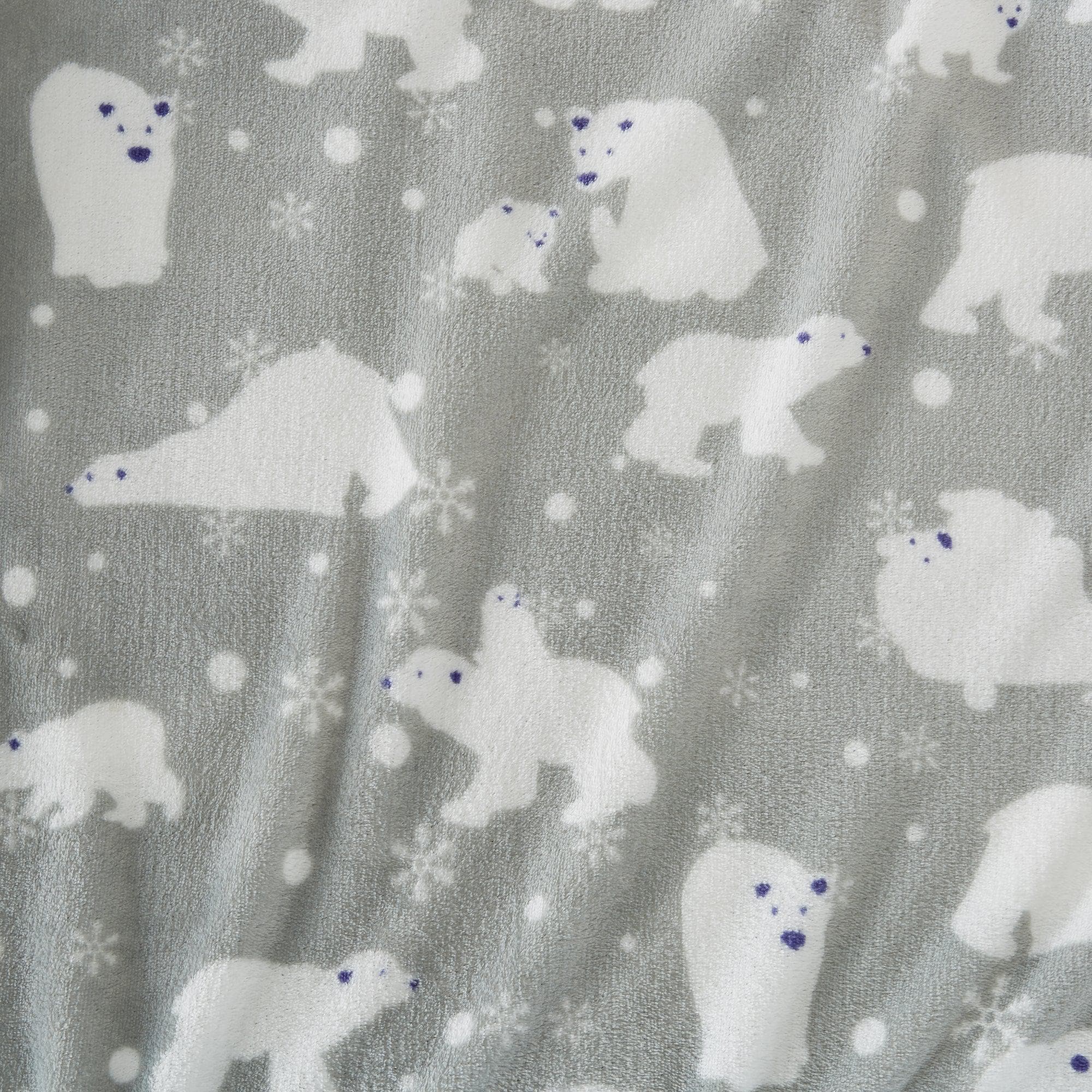 4-Piece Printed Plush Sheet - Velvet Luxe Collection