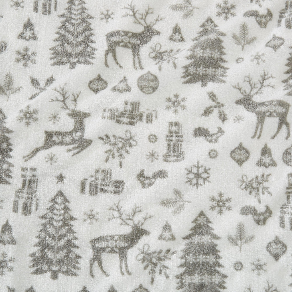 4-Piece Printed Plush Sheet - Velvet Luxe Collection