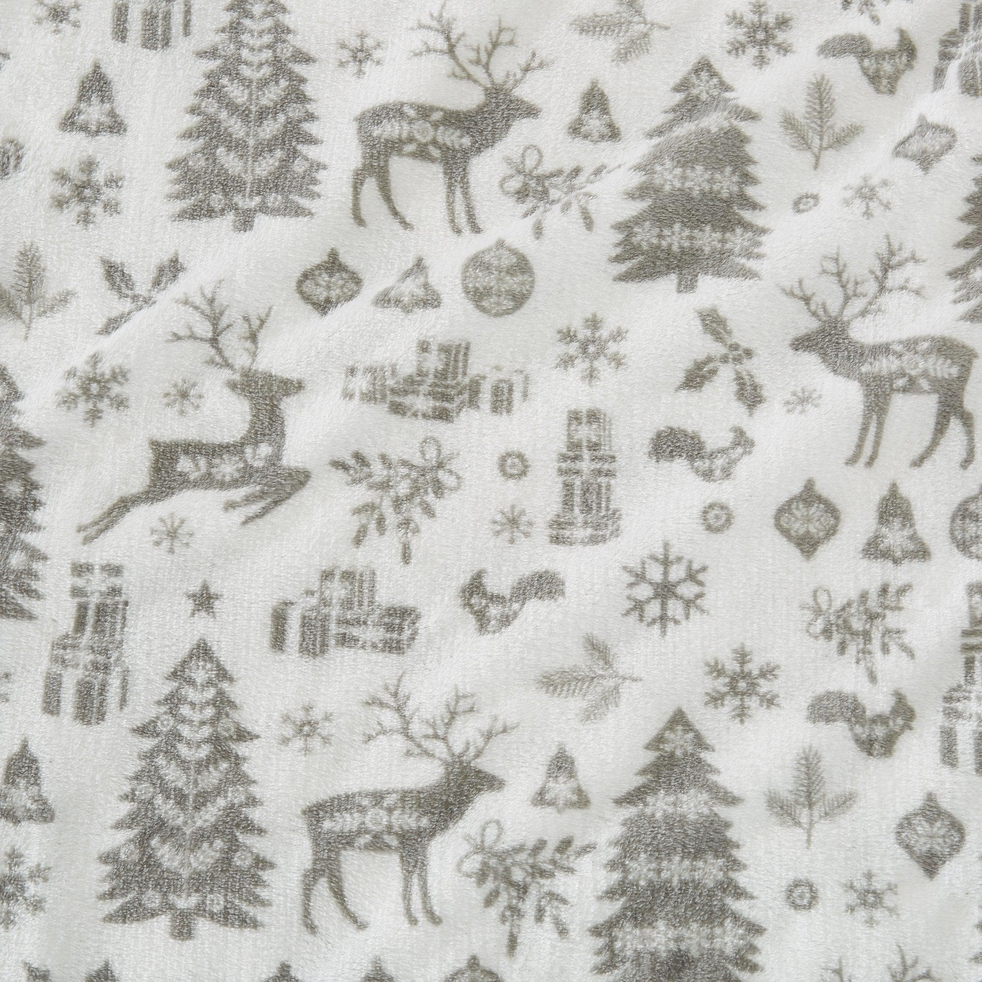 4-Piece Printed Plush Sheet - Velvet Luxe Collection