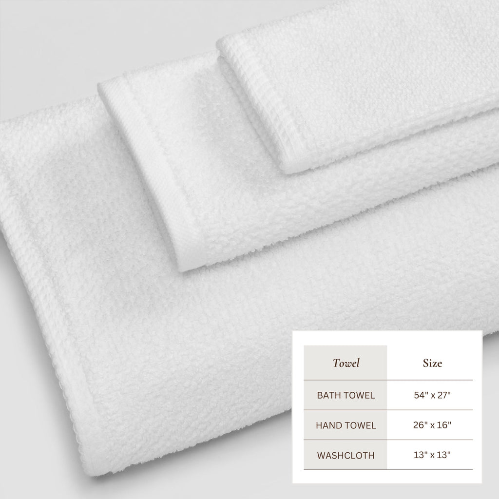 Cotton Textured Bath Towel Set - Acacia Collection