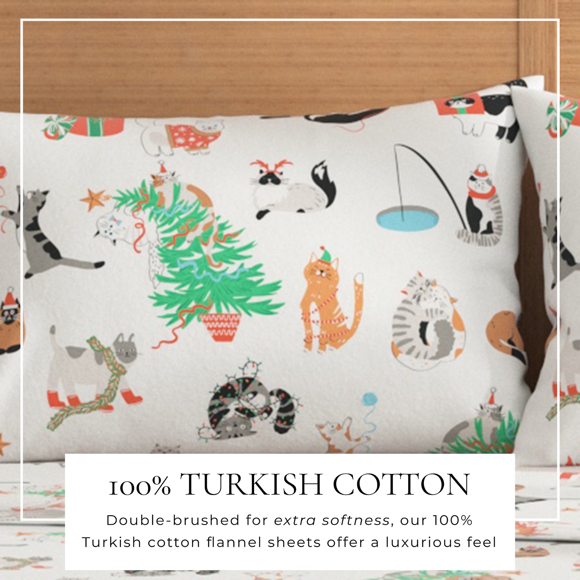 4-Piece Turkish Cotton Flannel Sheet - Whittaker Collection