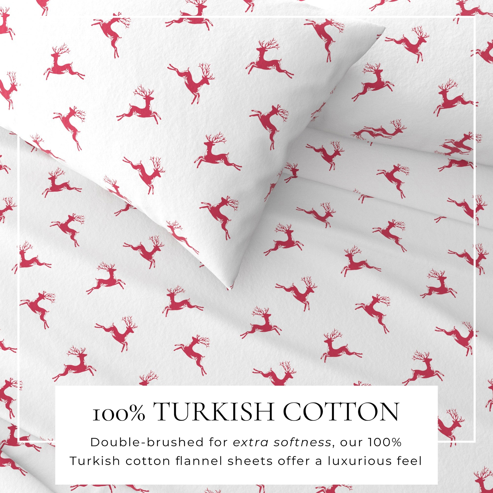 4-Piece Turkish Cotton Flannel Sheet - Whittaker Collection