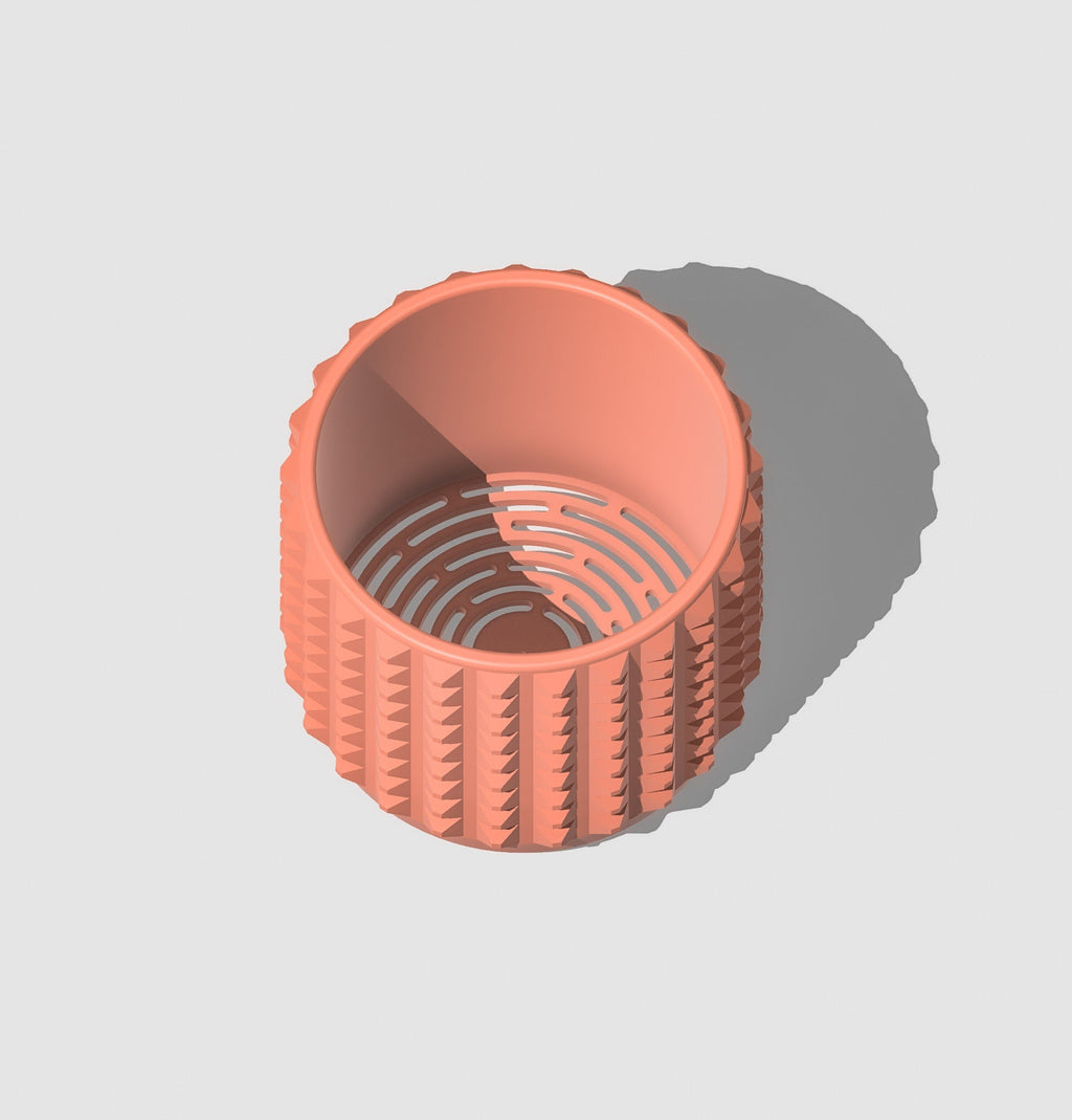 Cubist Planter with Drainage