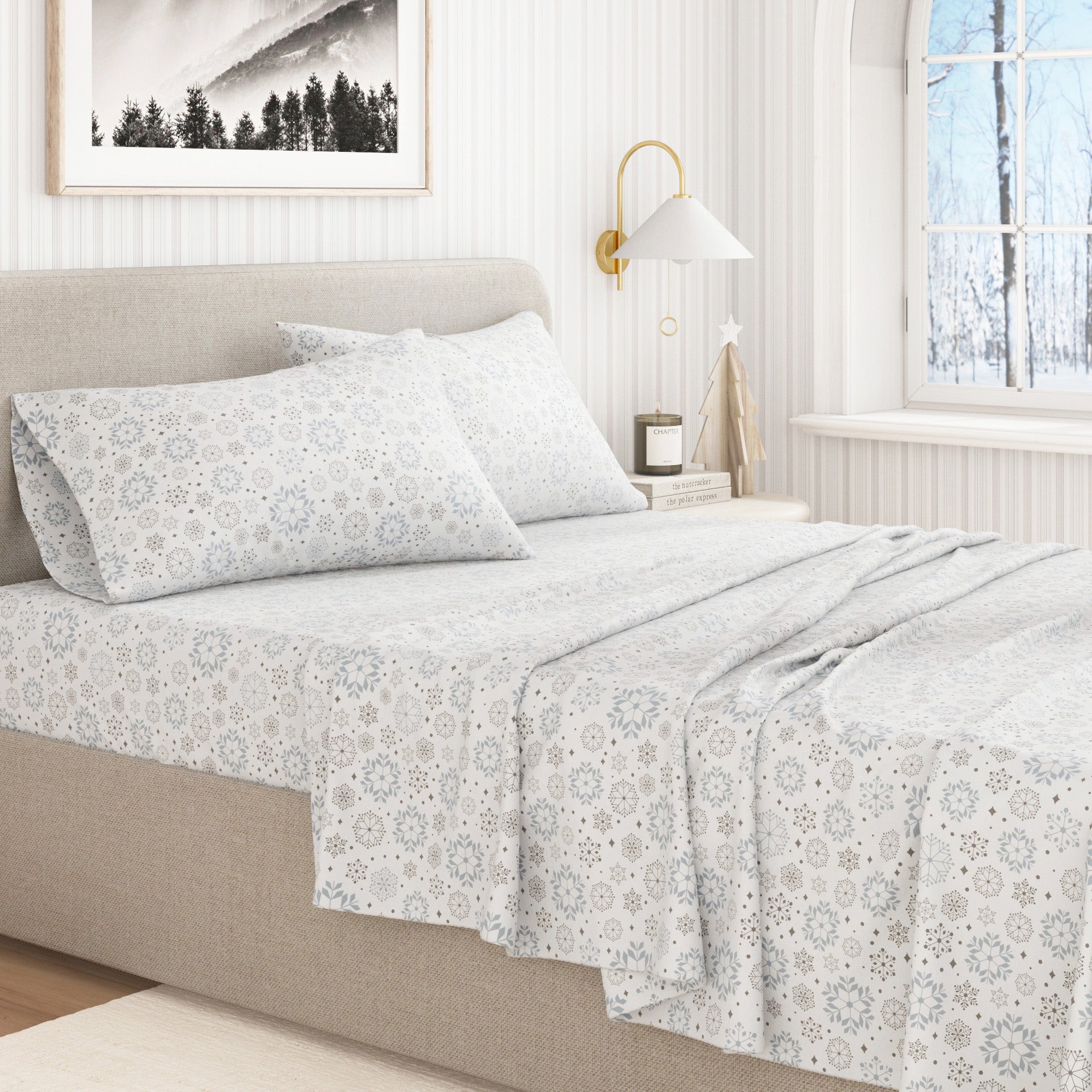 4-Piece Turkish Cotton Flannel Sheet - Stratton Collection