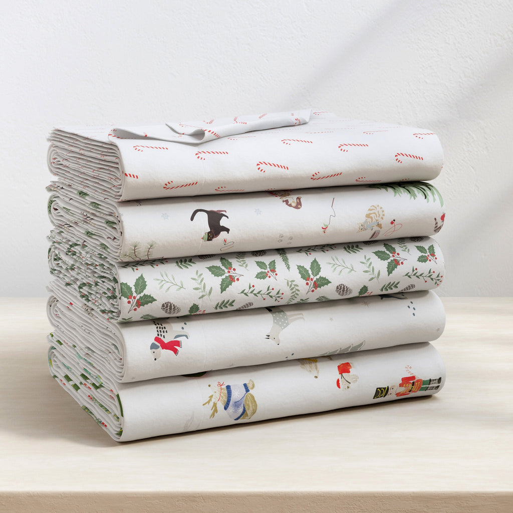 100% Turkish Cotton Flannel Sheet Sets - Boulder Collection