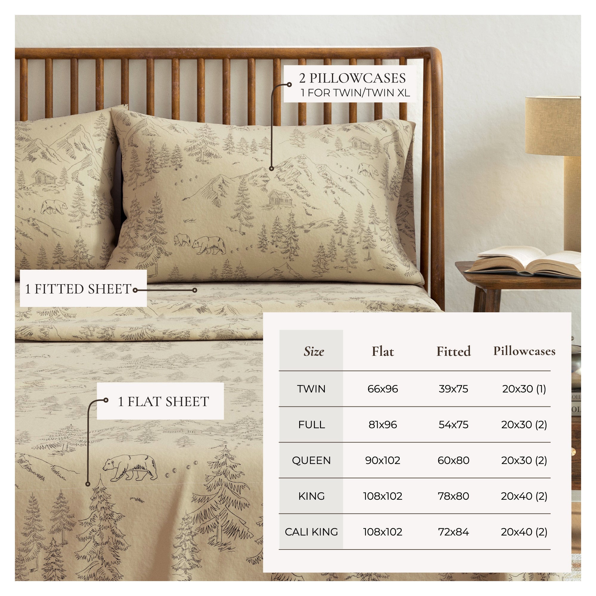 4-Piece Turkish Cotton Flannel Sheet - Stratton Collection