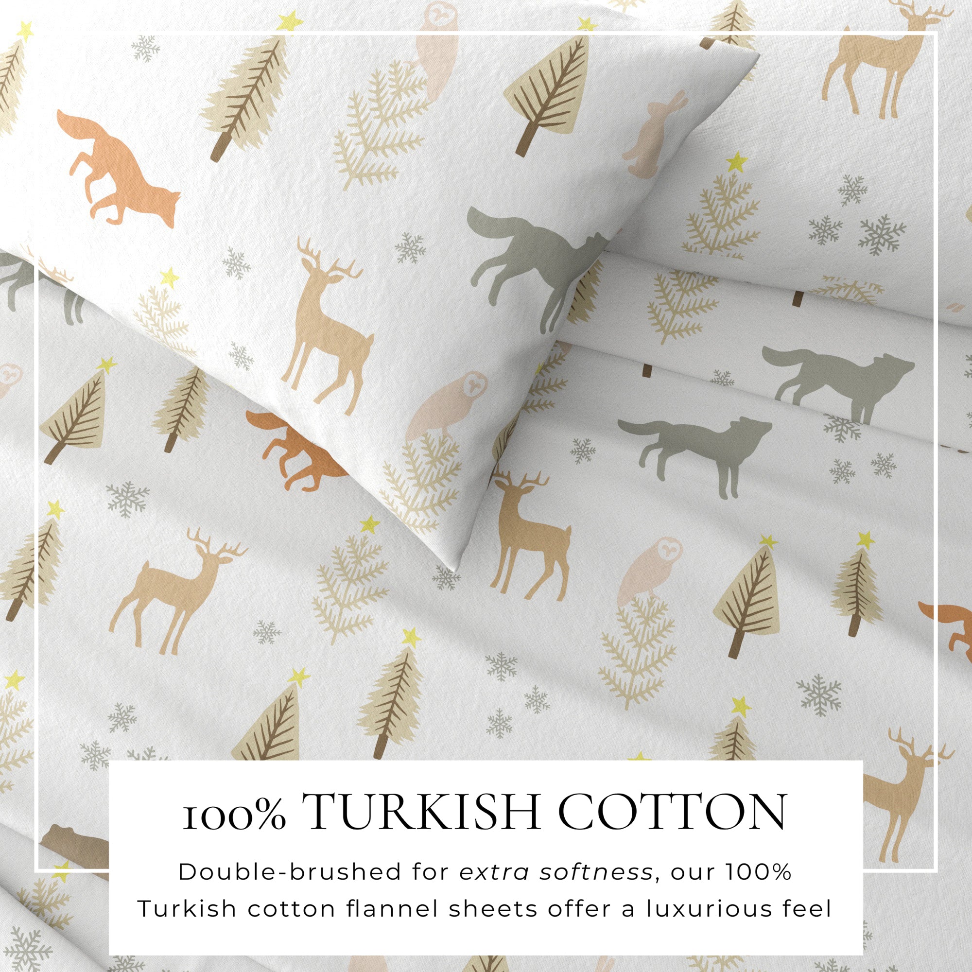 4-Piece Turkish Cotton Flannel Sheet - Stratton Collection
