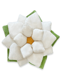 Poinsettia Pillow - Marshmallow White