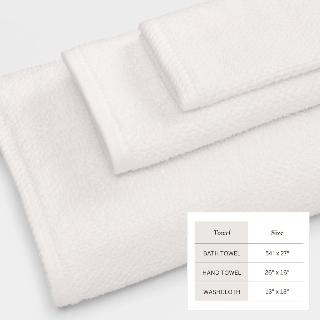 Cotton Textured Bath Towel Set - Acacia Collection