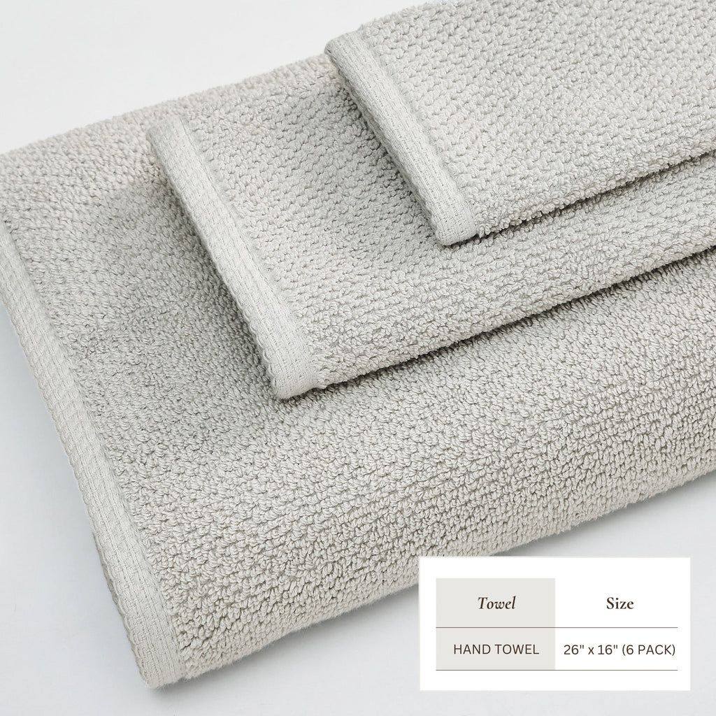 Cotton Textured Bath Towel Set - Acacia Collection