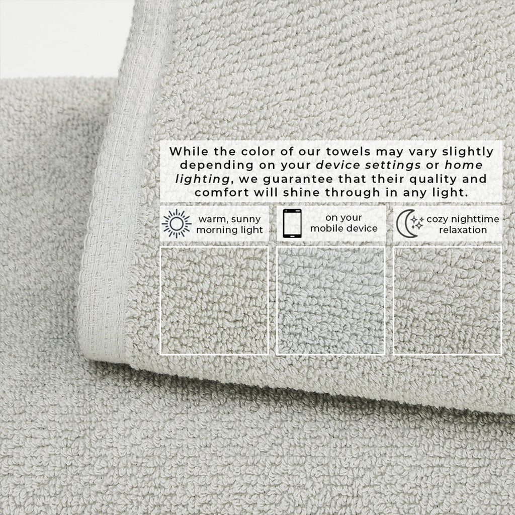 Cotton Textured Bath Towel Set - Acacia Collection