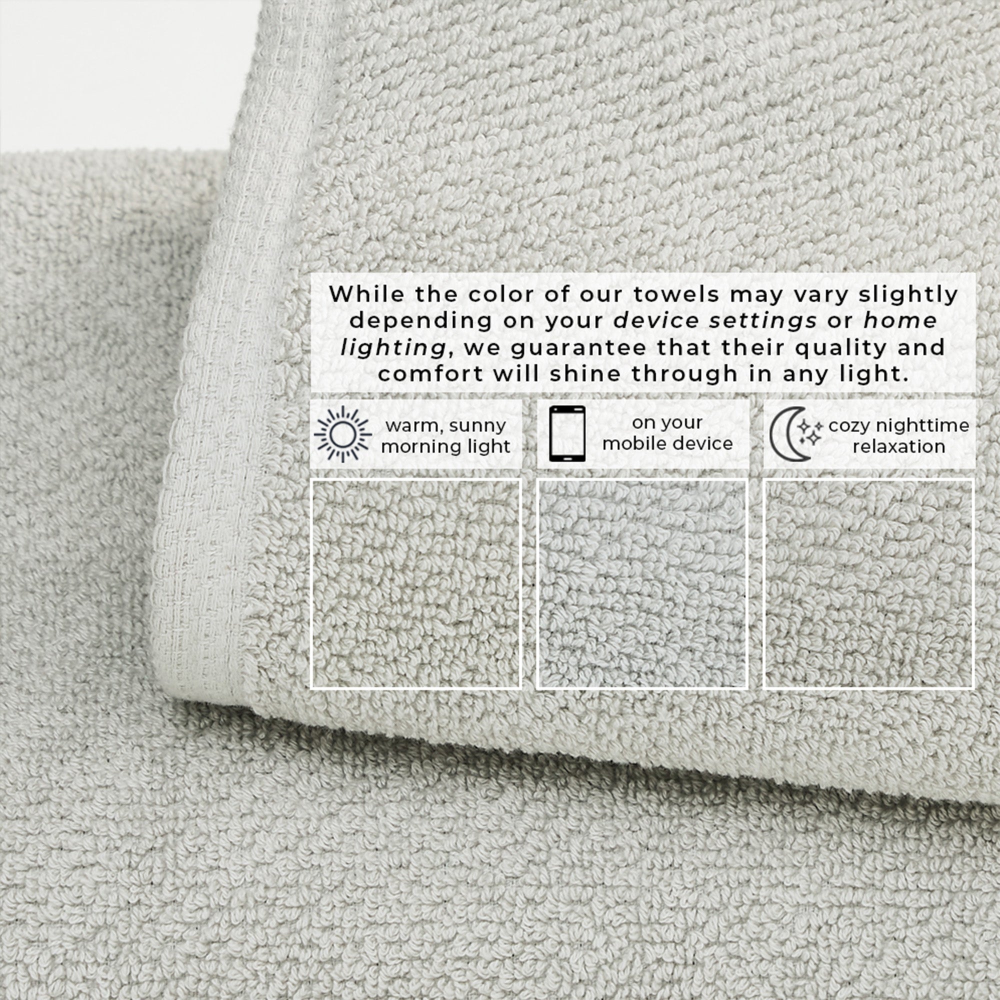 Cotton Textured Bath Towel Set - Acacia Collection