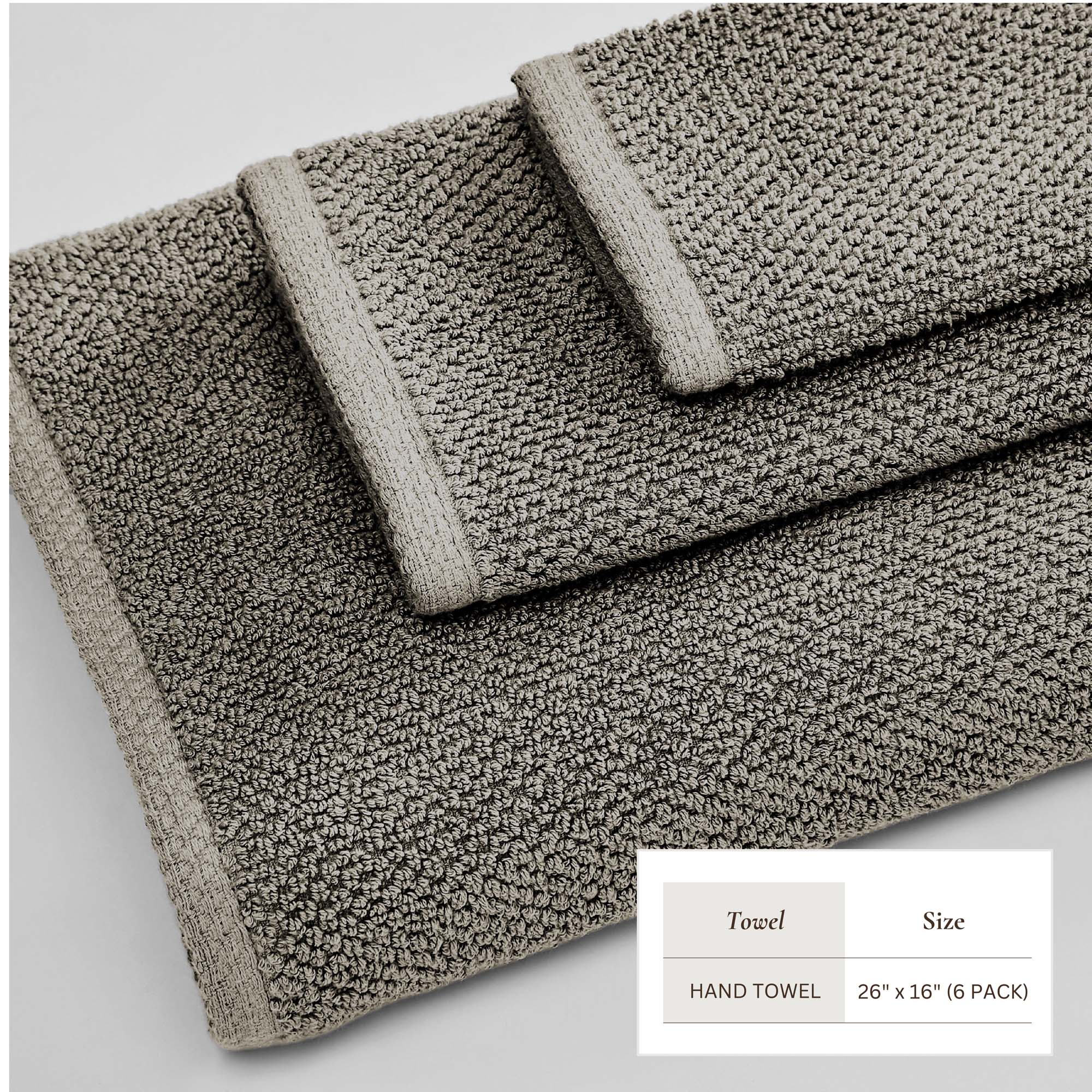 Cotton Textured Bath Towel Set - Acacia Collection