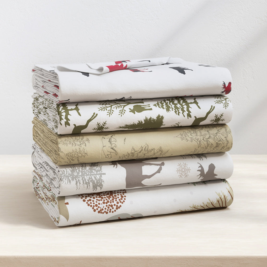 4-Piece Turkish Cotton Flannel Sheet - Lakeview Collection