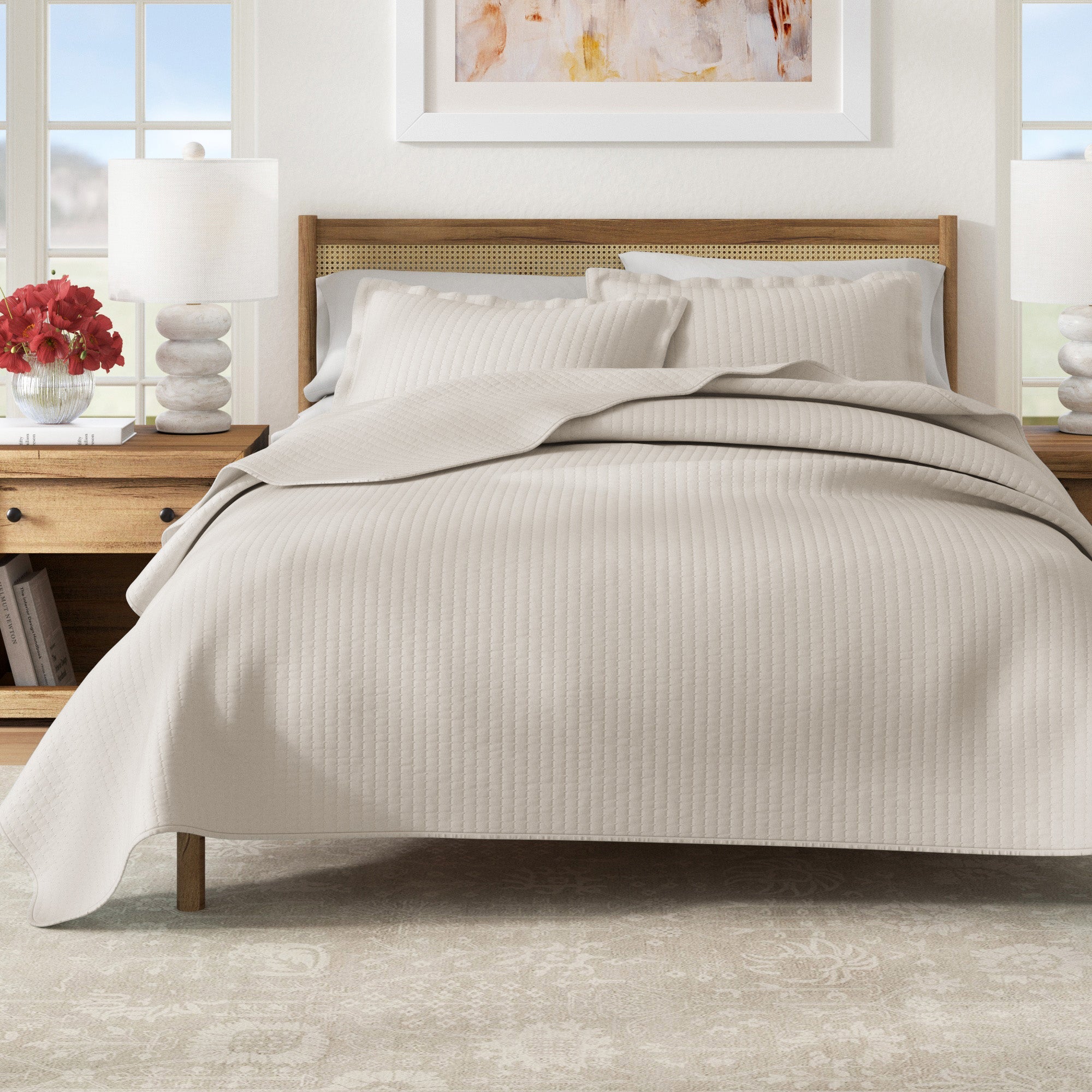 3-Piece Solid Quilt - Alicia Collection