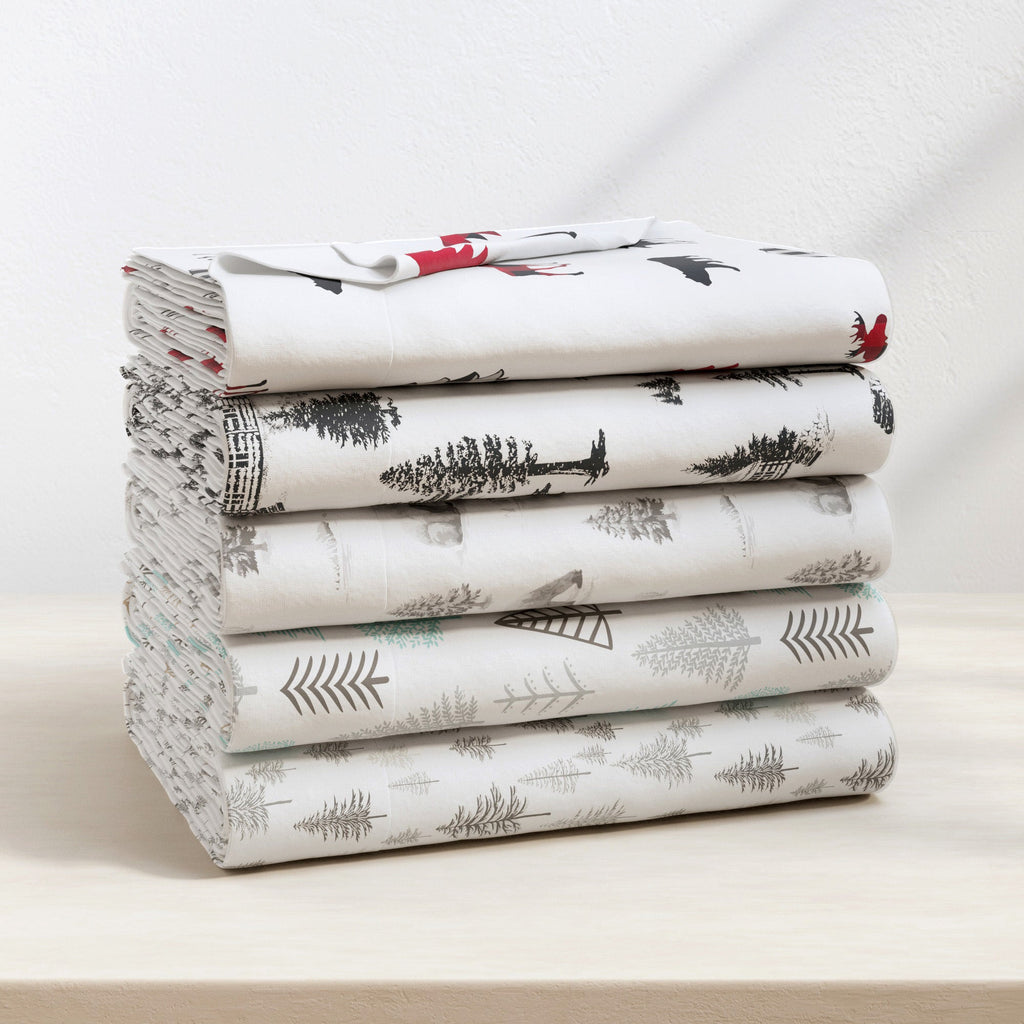 4-Piece Turkish Cotton Flannel Sheet - Lakeview Collection