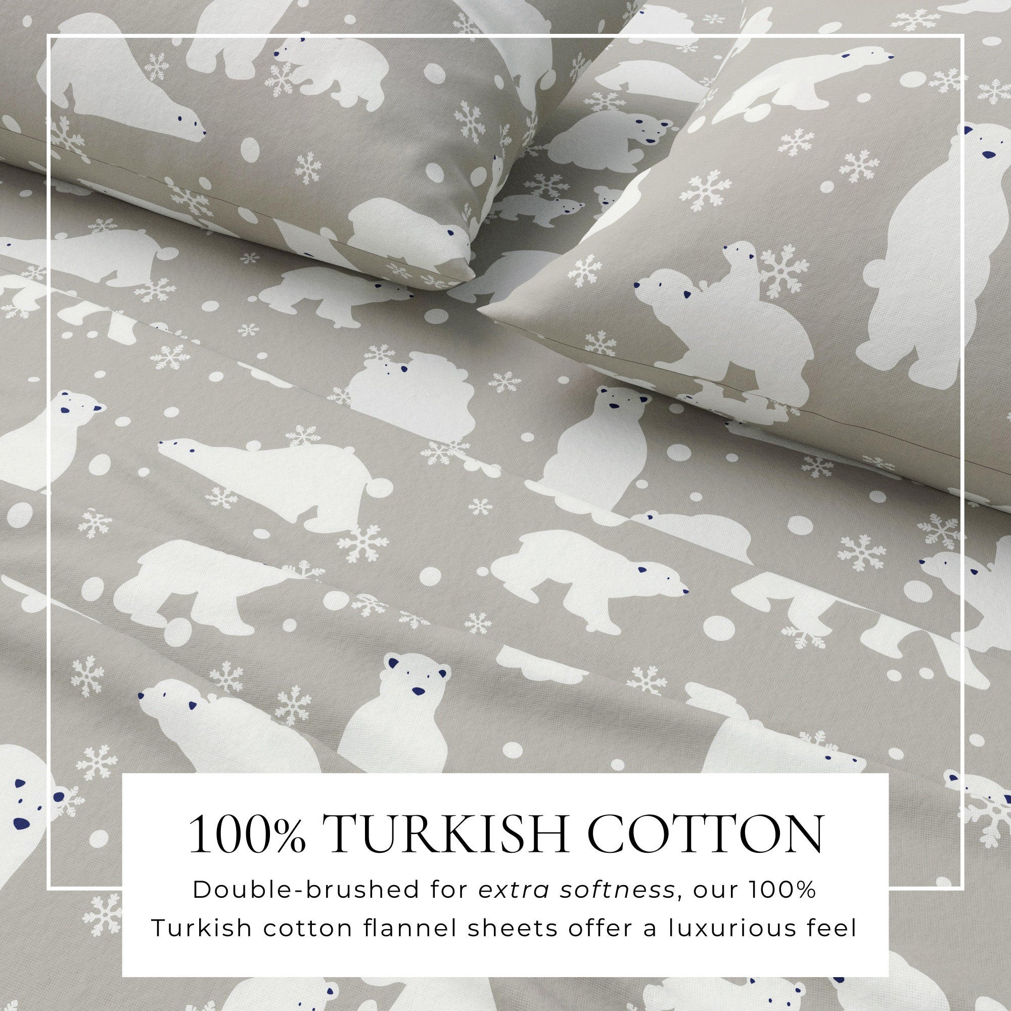 4-Piece Turkish Cotton Flannel Sheet - Stratton Collection