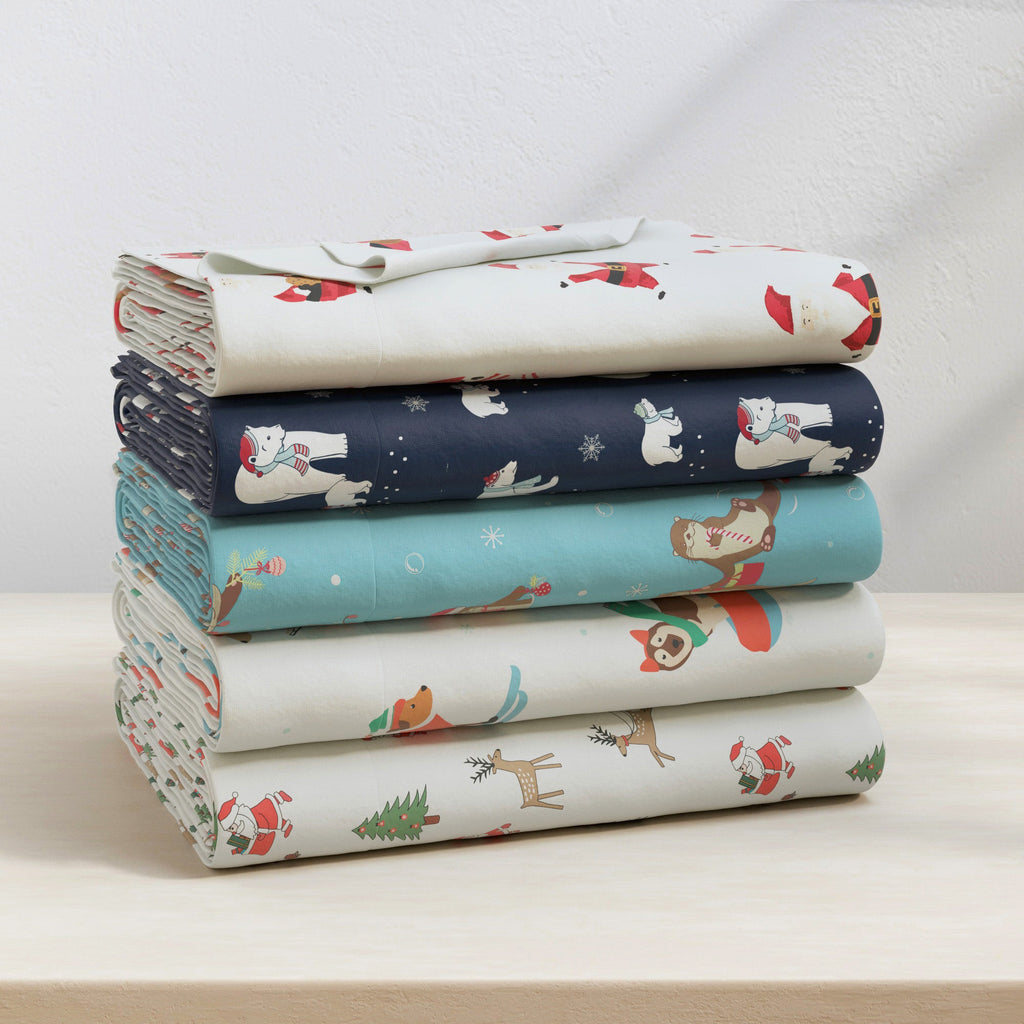 4-Piece Turkish Cotton Flannel Sheet - Whittaker Collection
