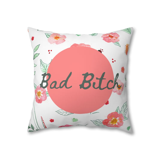 Bad B*tch Pillow Case - Throw Pillow Cover - Grandmillennial Style