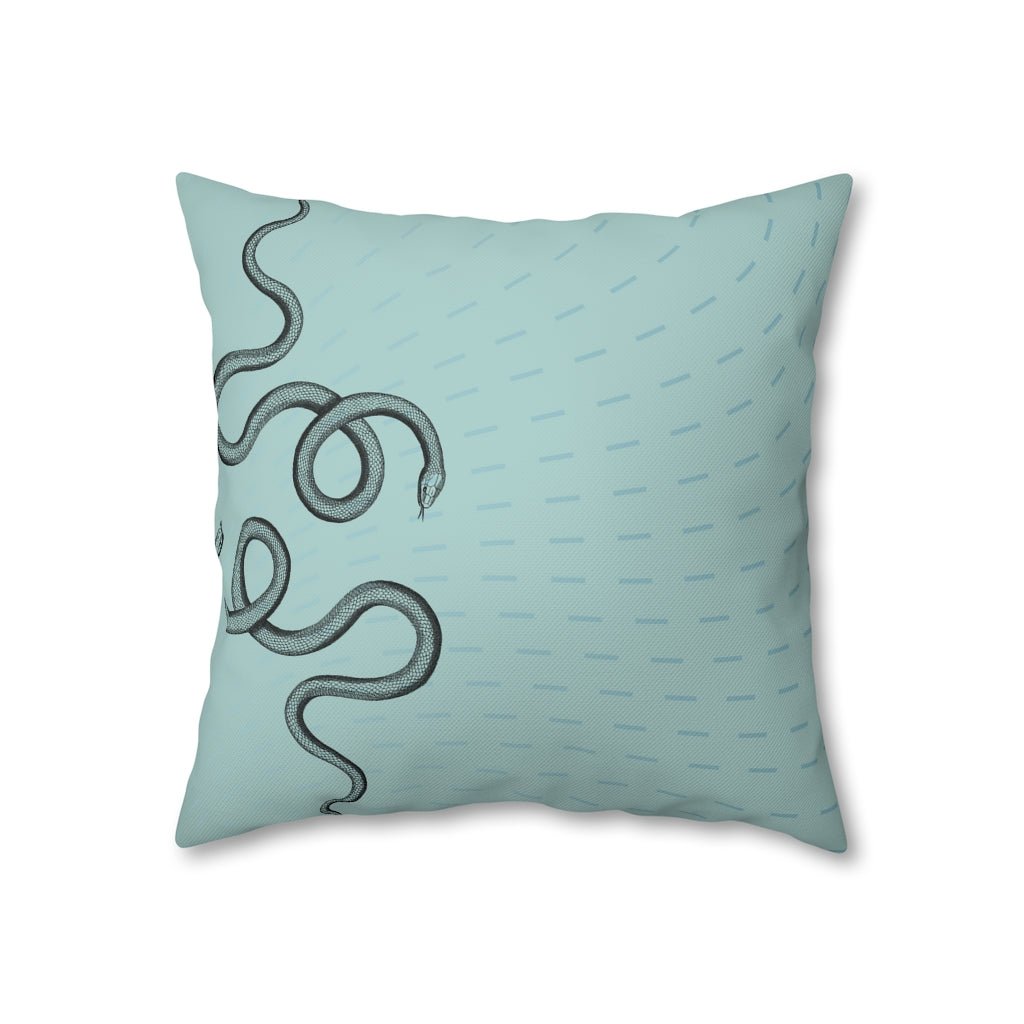 Serpents in Love Pillow Case - Throw Pillow Cover - Grandmillennial Style