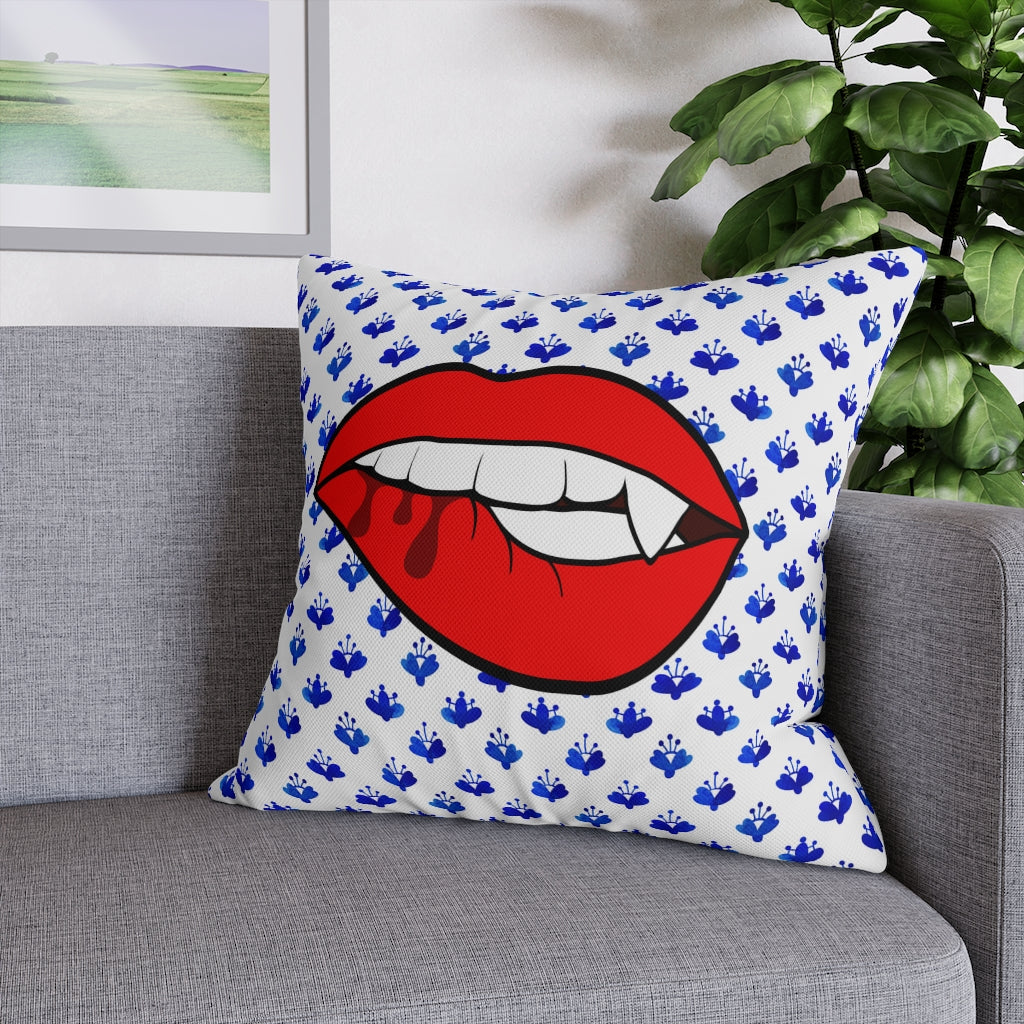 Grandmillennial Vampire Pillow Case - Throw Pillow Cover - Grandmillennial Style