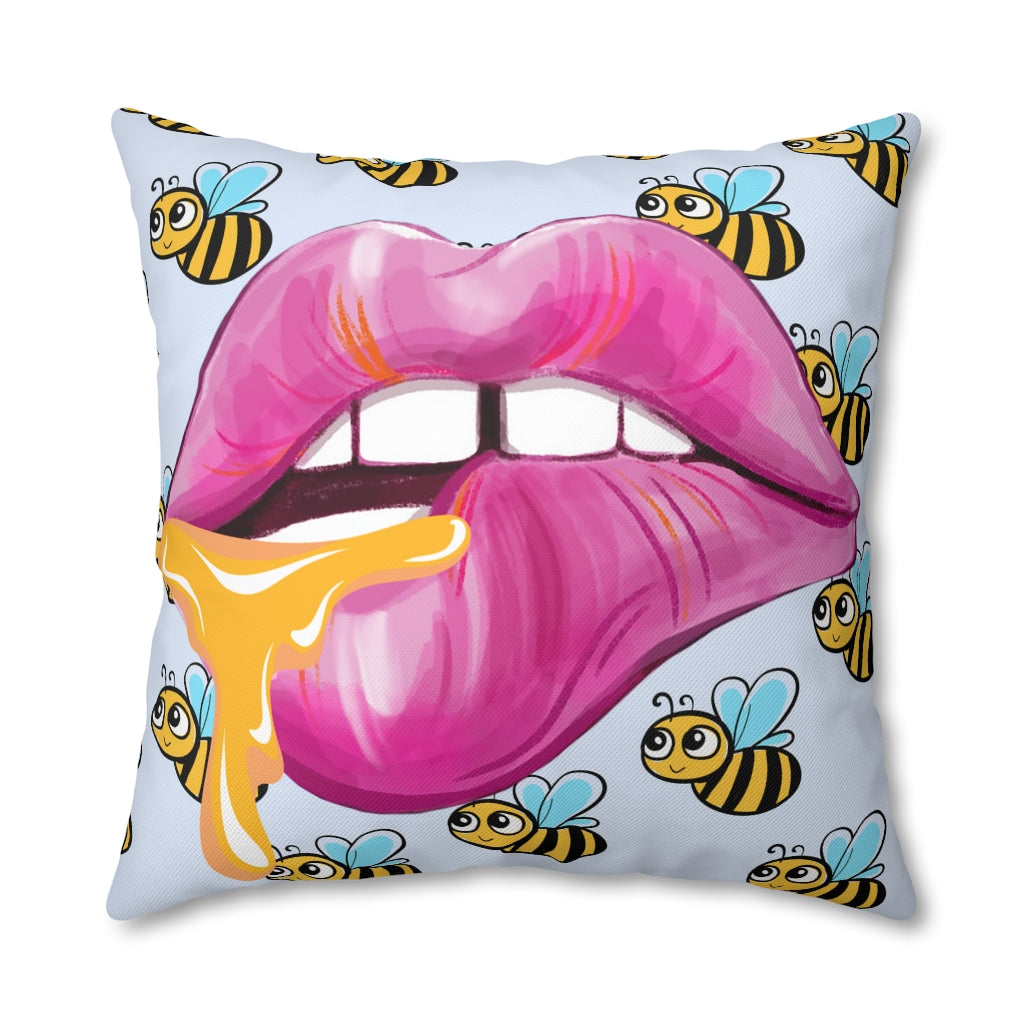 Sweet Honey Pillow Case - Throw Pillow Cover - Grandmillennial Style