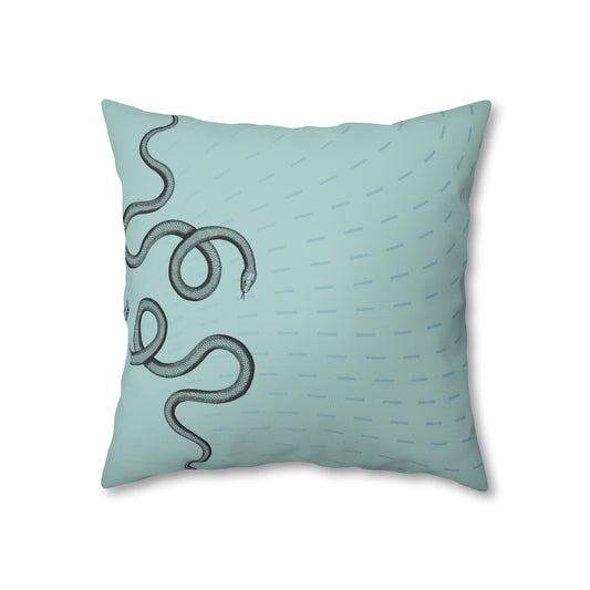 Serpents in Love Pillow Case - Throw Pillow Cover - Grandmillennial Style