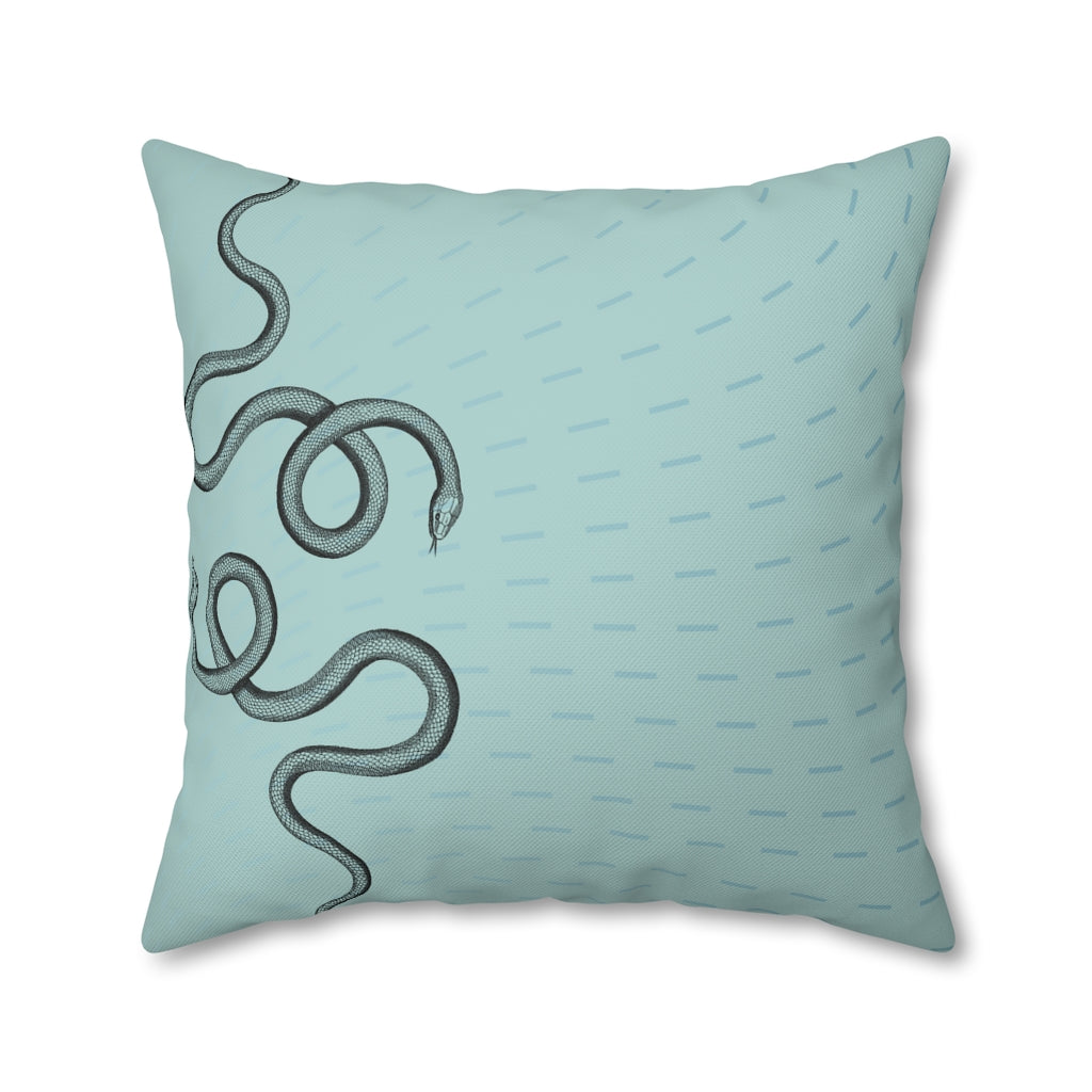 Serpents in Love Pillow Case - Throw Pillow Cover - Grandmillennial Style