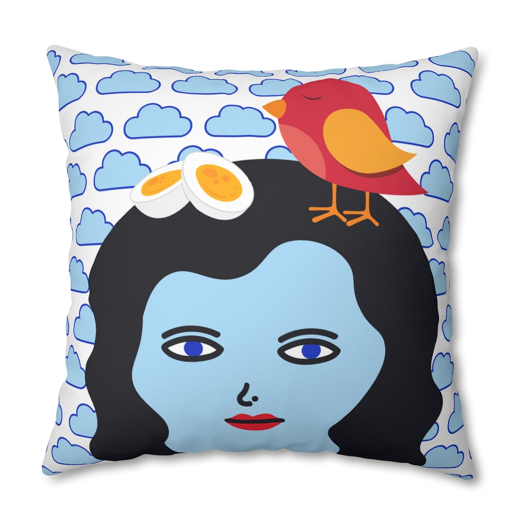 Breakfast Pillow Case - Throw Pillow Cover - Grandmillennial Style