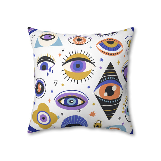 Space Eyes Pillow Case - Throw Pillow Cover - Grandmillennial Style