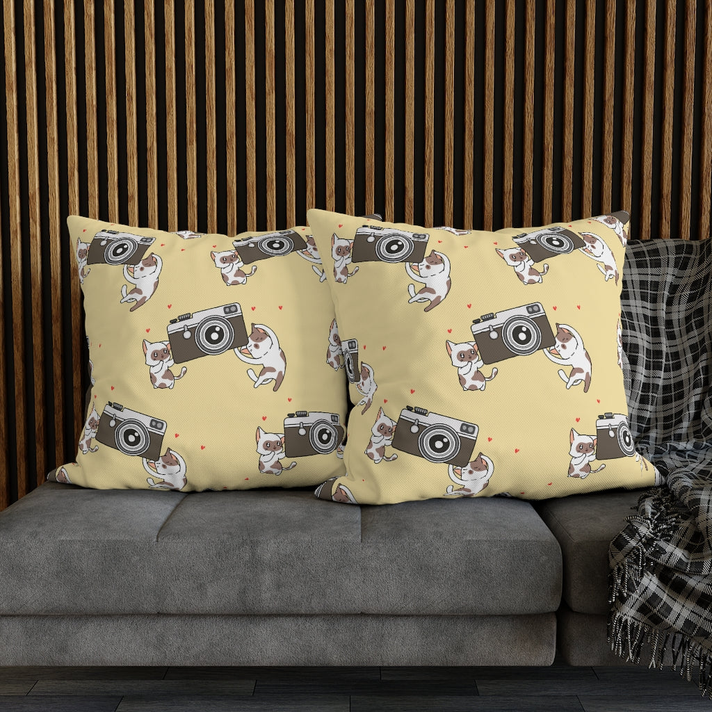 Say Cheese Pillow Case - Throw Pillow Cover - Grandmillennial Style