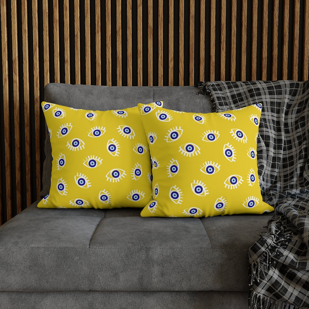 Eyes of Sunshine Pillow Case - Throw Pillow Cover - Grandmillennial Style