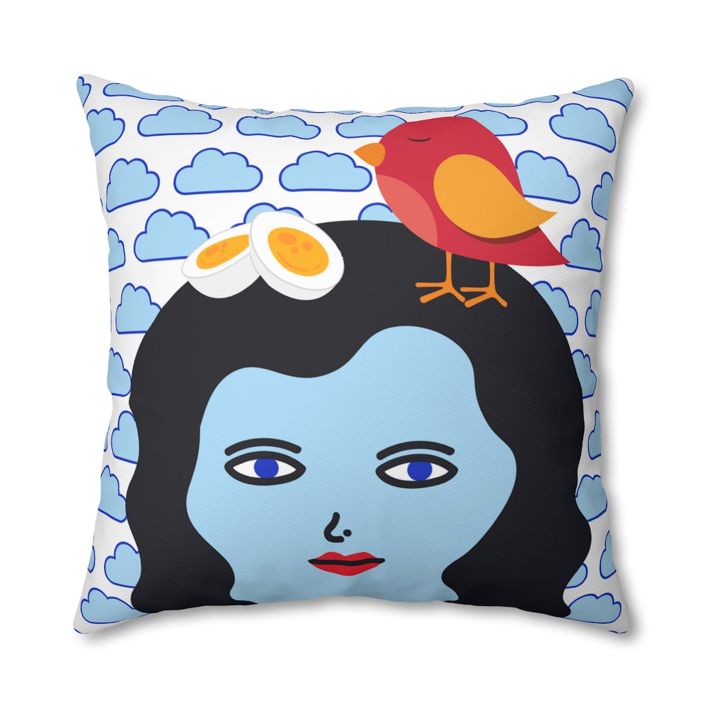 Breakfast Pillow Case - Throw Pillow Cover - Grandmillennial Style