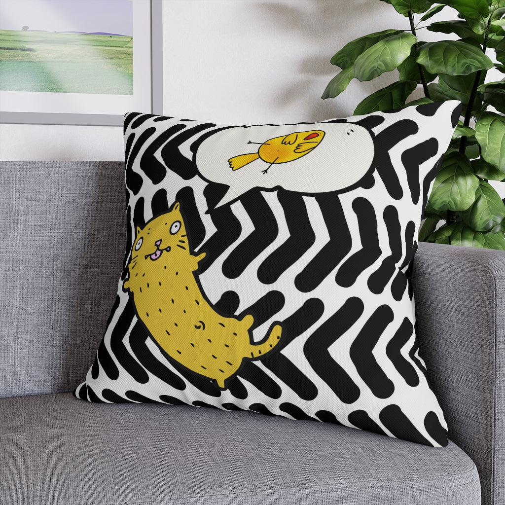 Weird Dreams Pillow Case - Throw Pillow Cover - Grandmillennial Style