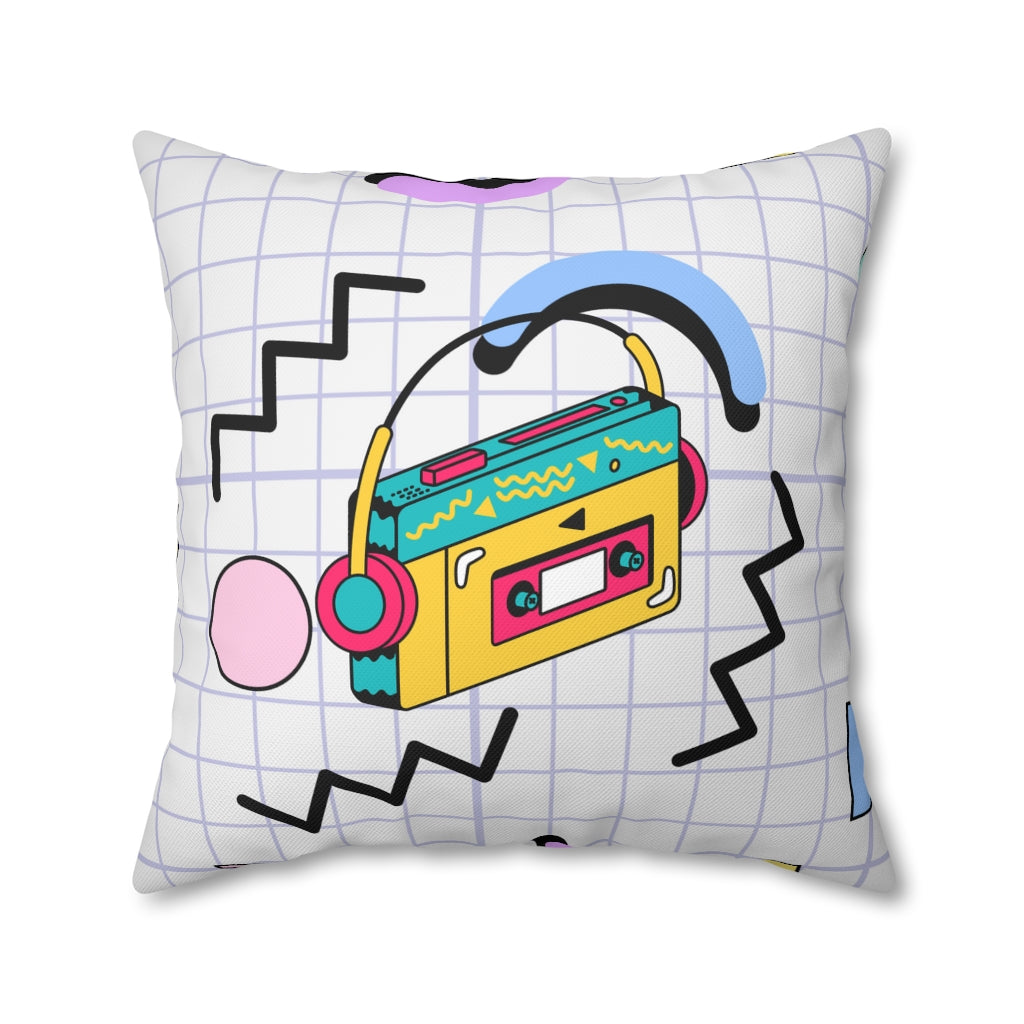 90s Hits Pillow Case - Throw Pillow Cover - Grandmillennial Style