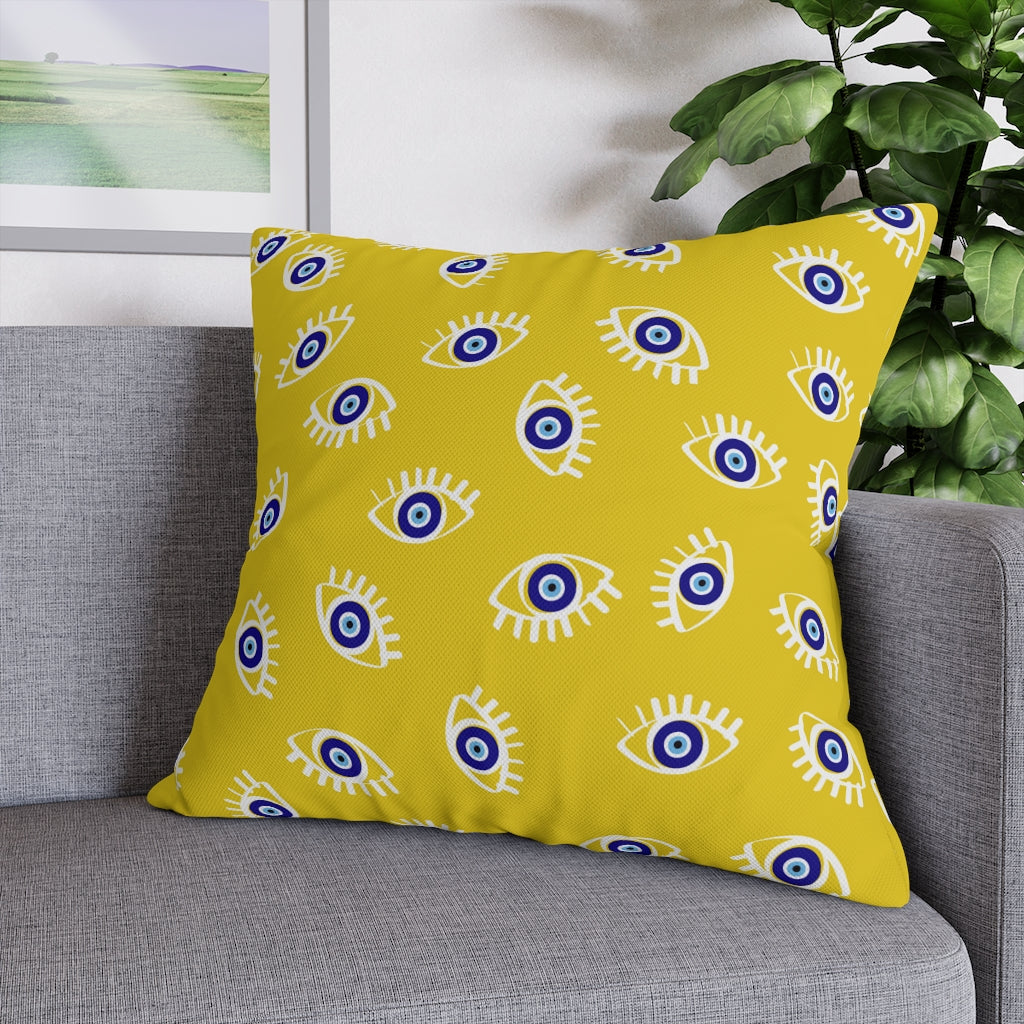 Eyes of Sunshine Pillow Case - Throw Pillow Cover - Grandmillennial Style