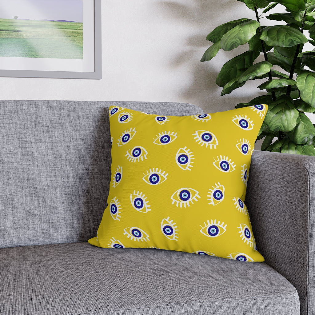 Eyes of Sunshine Pillow Case - Throw Pillow Cover - Grandmillennial Style