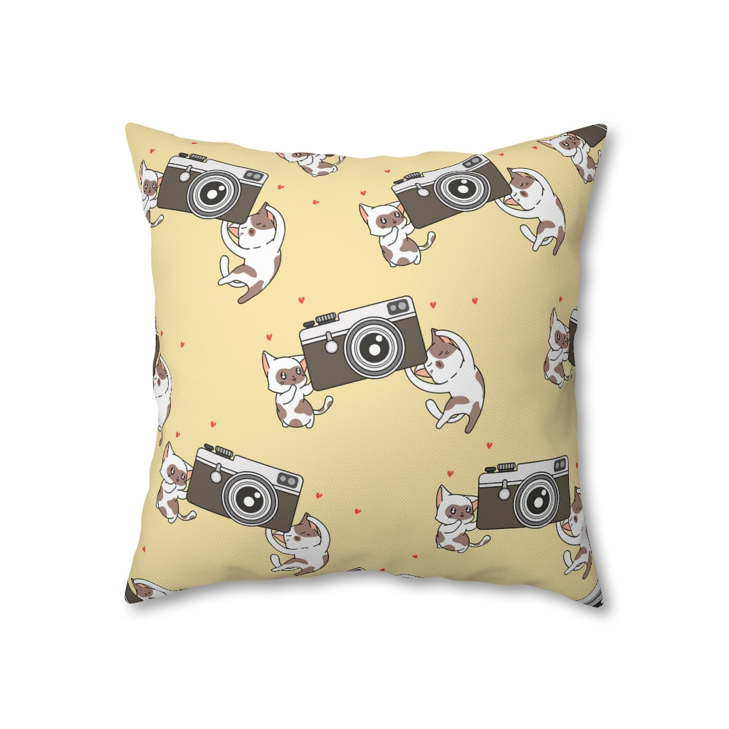 Say Cheese Pillow Case - Throw Pillow Cover - Grandmillennial Style