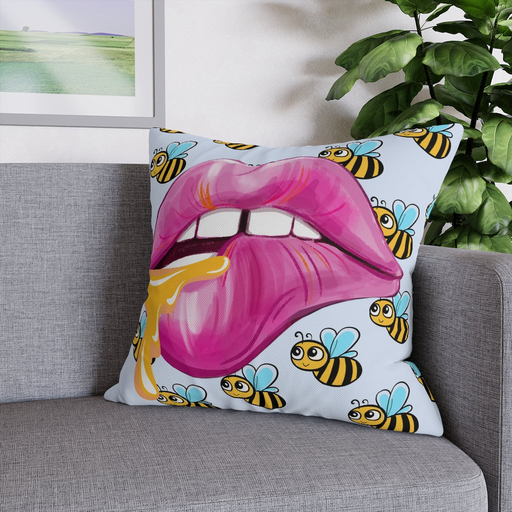 Sweet Honey Pillow Case - Throw Pillow Cover - Grandmillennial Style