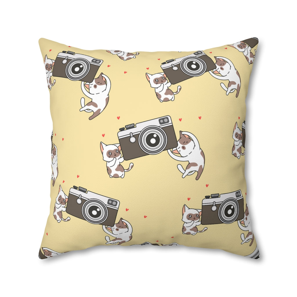 Say Cheese Pillow Case - Throw Pillow Cover - Grandmillennial Style