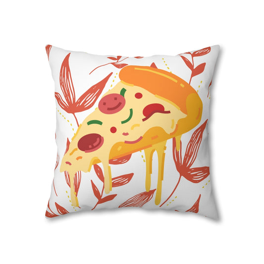 Slice of Pizza Pillow Case - Throw Pillow Cover - Grandmillennial Style