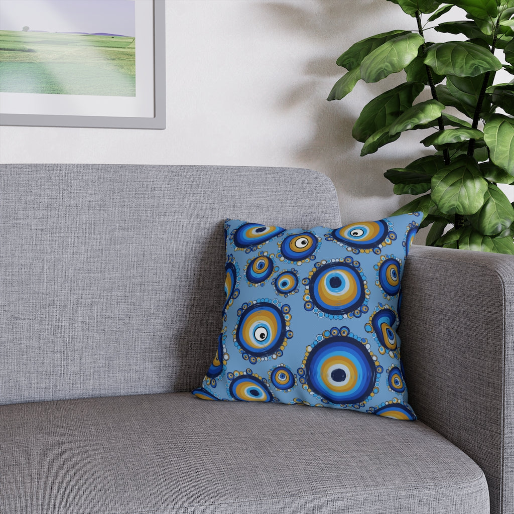 Eye See You Pillow Case - Throw Pillow Cover - Grandmillennial Style