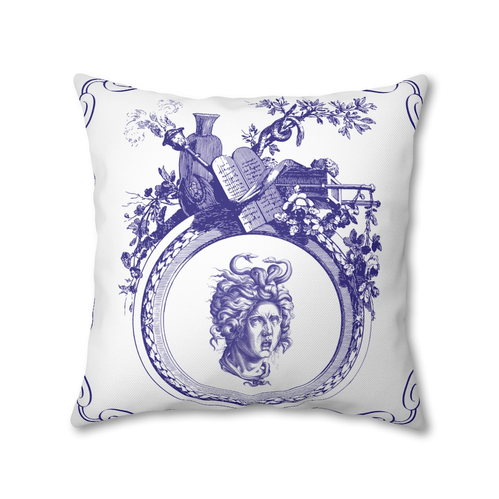 Delft Blue Pillow Case - Throw Pillow Cover - Grandmillennial Style