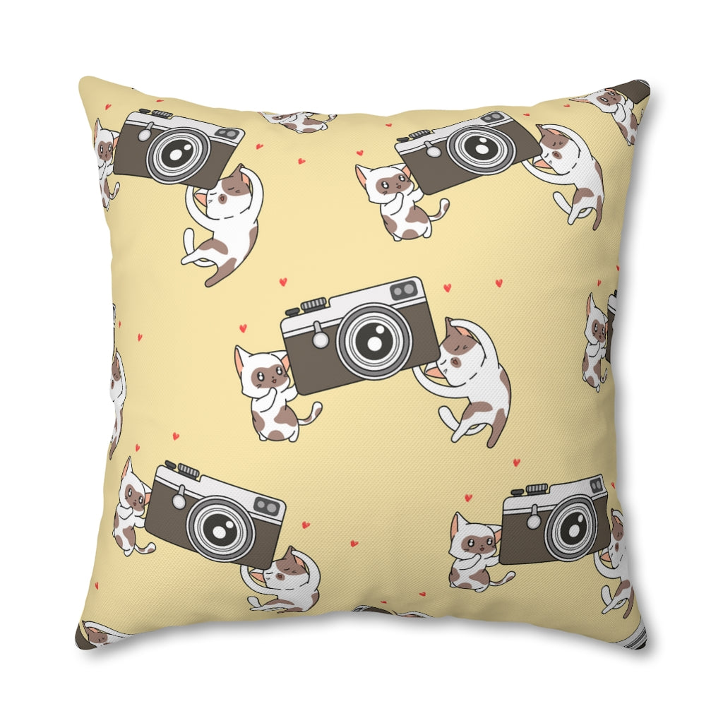 Say Cheese Pillow Case - Throw Pillow Cover - Grandmillennial Style