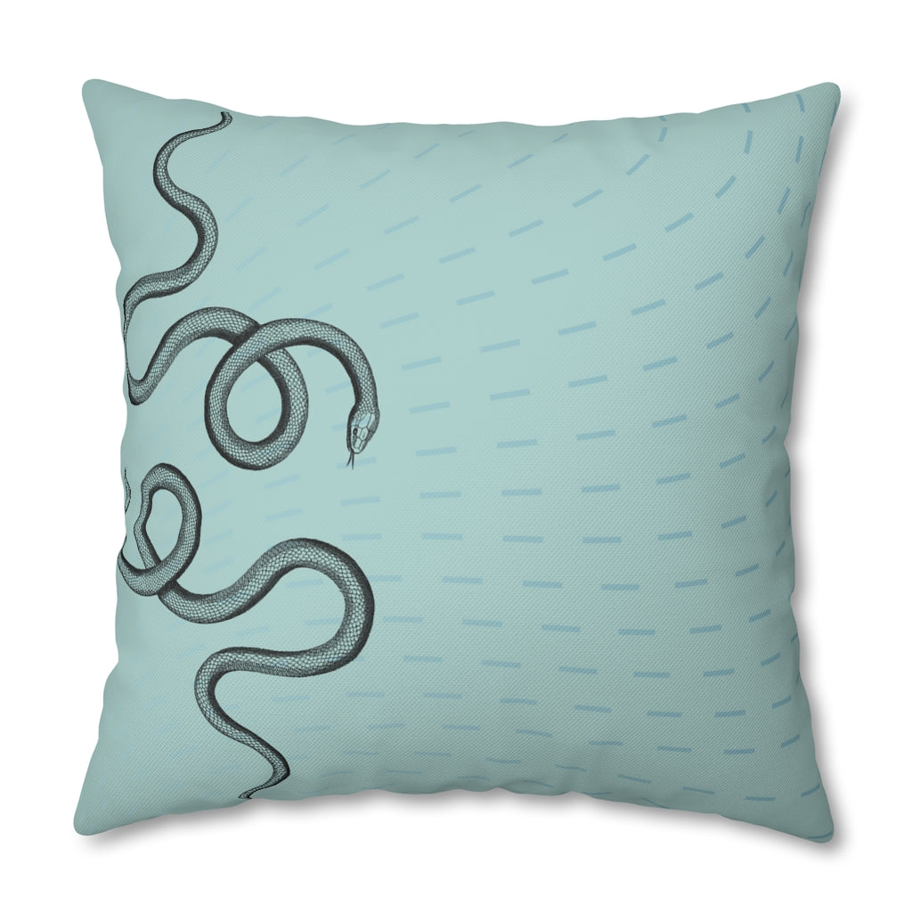 Serpents in Love Pillow Case - Throw Pillow Cover - Grandmillennial Style