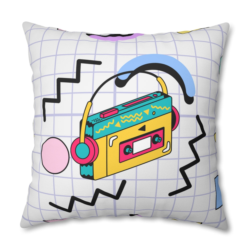 90s Hits Pillow Case - Throw Pillow Cover - Grandmillennial Style